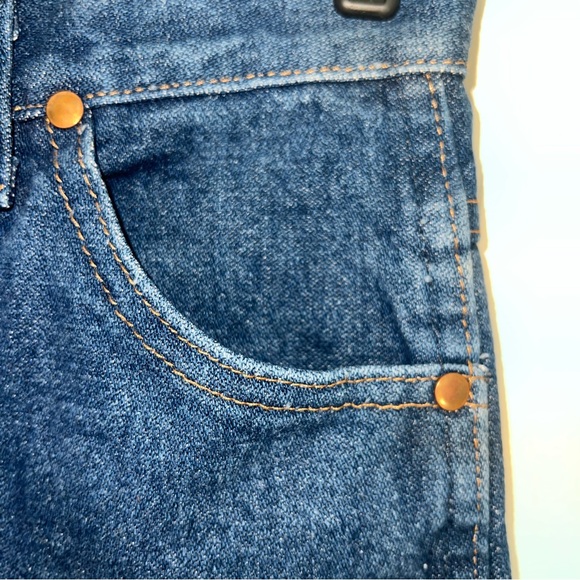 Wrangler Boys Cowboy Cut Original Fit Denim Jeans Size 10 Reg Adjustable Waist - Picture 4 of 13